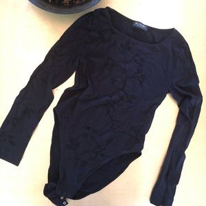 Vintage black body suit
